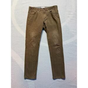 Peter Millar Pants Mens Size 32x30 Brown Corduroy Casual Golf Trousers Cotton